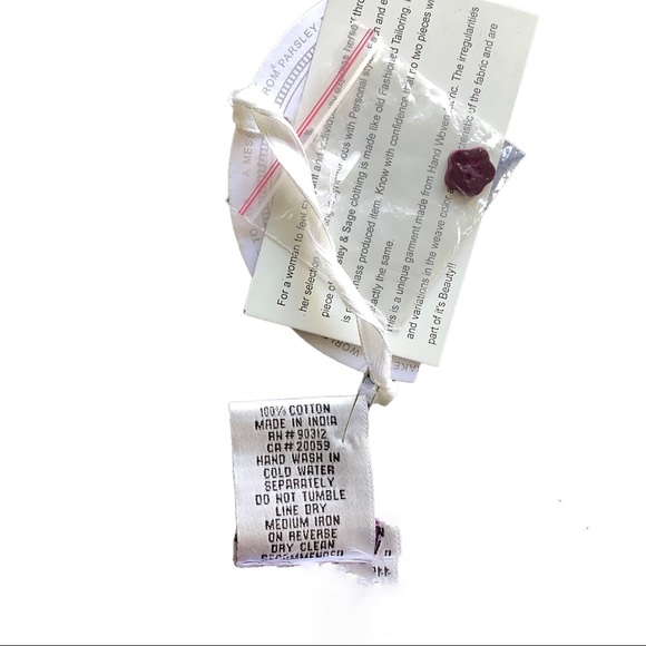 3/4 sleeve of comfy stretchy 100% cotton top in off white and black. - Picture 13 of 16